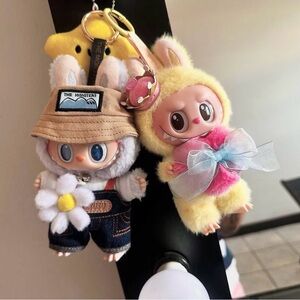 Pop Mart Labubu Fall In Wild & Let's Checkmate Queen Hanging Plush Pendants